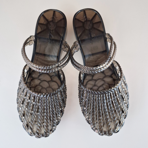 여성 투명 젤리슈즈 여름 샌들 뮬 슬리퍼
