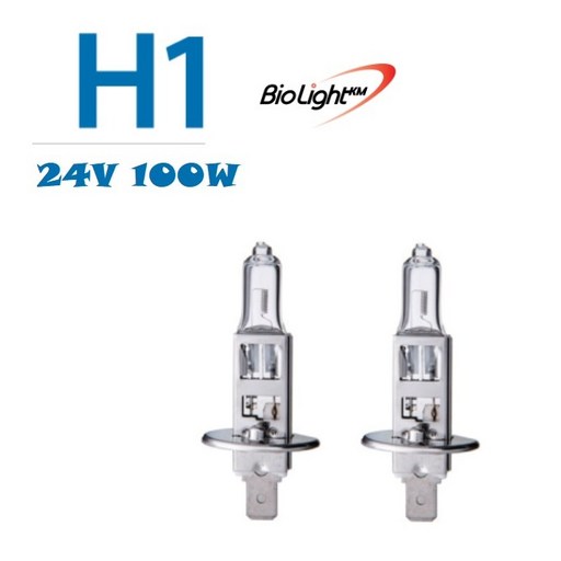 대성부품/24V H1 100W/BIO/화물차/대형트럭/버스/수입트럭/쌍라이트 전구/벌브/큐/2개/구쎈/멕쎈/더쎈/노브스/프리마/스카니아/볼보/만/벤츠/바이오 라이트/국내생산/메가