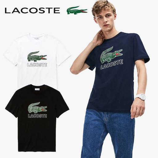 [미국] 라코스테 반팔티 Lacoste Graphic Jersey Croc T-Shirt 져지 크록 티셔츠 반팔