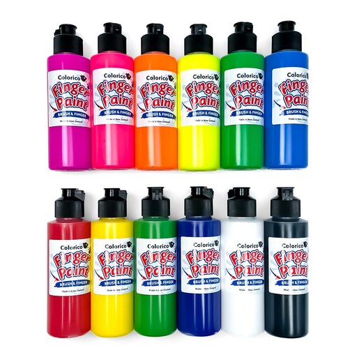 칼라리코 핑거페인트 120ml 퍼포먼스 12색 세트