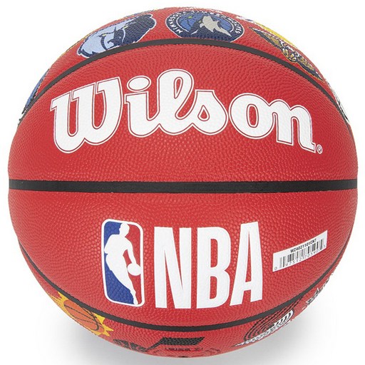 윌슨 NBA 팀 시리즈 PU 소재 농구공 레드