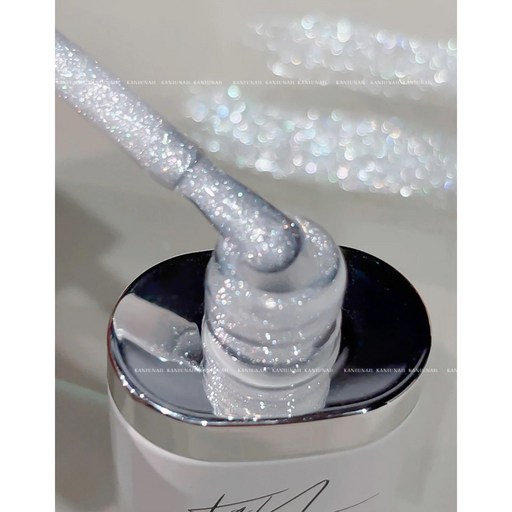 [손꼽놀이] 오팔 화이트 진주 글리터젤 네일 반사젤 12ml