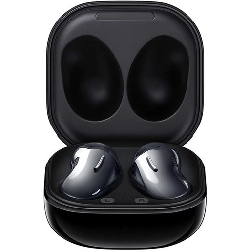 Samsung Galaxy Buds Live BUDSLIVE True Wireless Earbuds w Active Noise Cancelling Wireless Charging, 검정