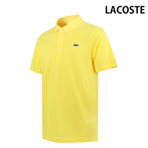 라코스테 반팔카라티 초경량 테니스 폴로 셔츠 옐로우 L1230-7GC