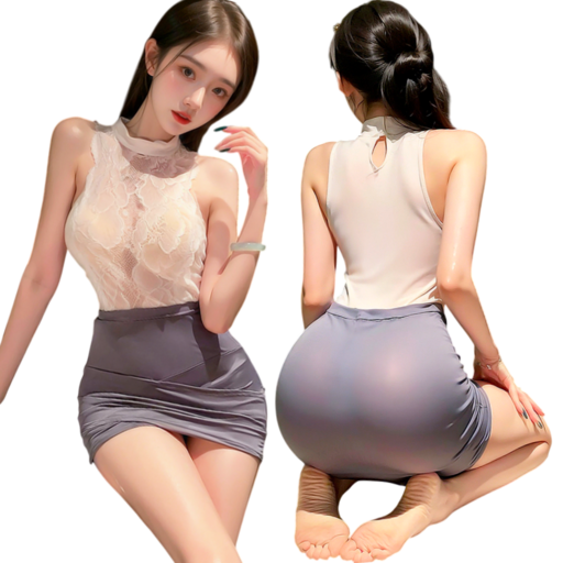 야밤해 여비서 홀복 섹시 원피스 코스프레 의상 할로윈 코스튬 코스프레 의상 야한 속옷
