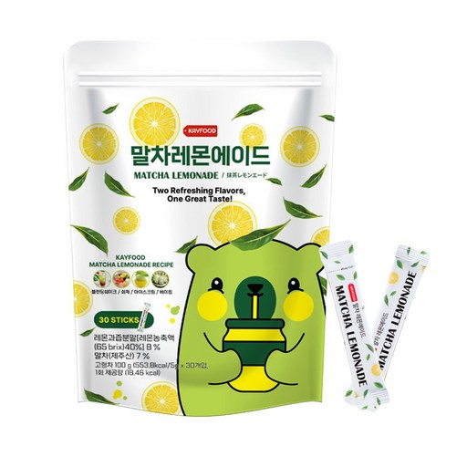 KAYFOOD 케이푸드 제로슈가 저칼로리 말차레몬에이드