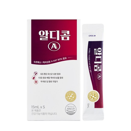 [공식] 알디콤A 숙취해소제 액상 스틱형 5포입