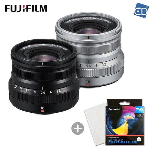 [후지필름] 정품 XF 16mm F2.8 R WR +MCUV필터+ 포켓융 /ED
