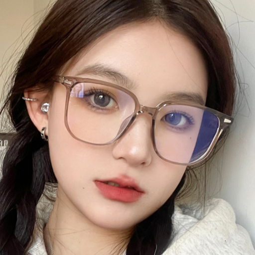 샤콘 블루라이트 차단 사각 스퀘어 뿔테 안경 남녀공용 패션 안경테