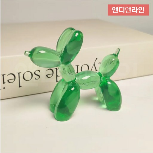 앤디앤라인 인테리어 풍선 개 강아지 오브제 조각상 장식 장식품