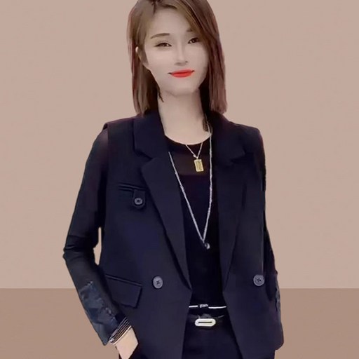 해피유통 여성 디자인 정장 베스트 조끼 jhz