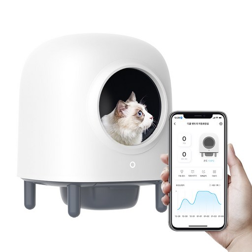 디클펫 고양이 자동화장실 CL03 와이파이(WIFI)