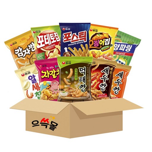 으쓱몰 농심 과자 10종 세트