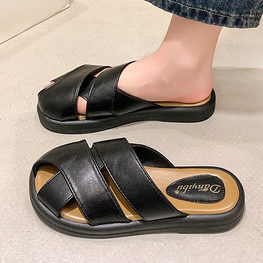 Modern Fashion 여성 발편한 뮬 슬리퍼 푹신한 쿠션 샌들