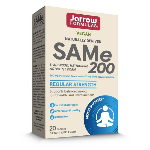 재로우 SAMe 200mg 타블렛 글루텐 프리 비건