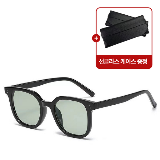이더커머스 자외선차단 남녀공용 패션 선글라스+케이스