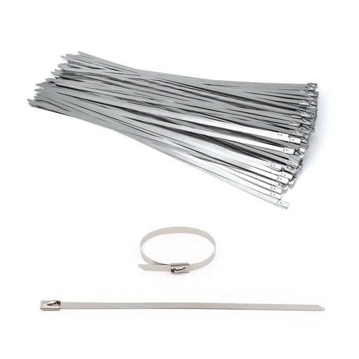 킹테크 스텐레스 스틸 금속 케이블타이 sus304 4.6x300mm