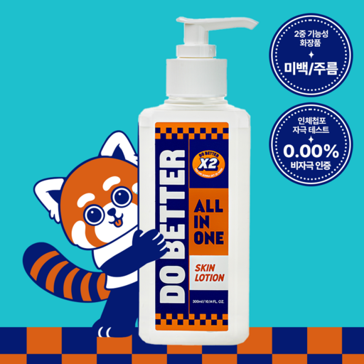 두배러 용량 두배 남성 올인원 스킨로션 여심 저격 아쿠아 우디향 미백 주름 기능성