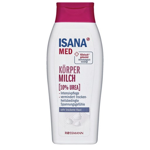 ISANA MED Body milk (UREA 10%) 이사나 메드 우레아 10% 함유 바디밀크 250ml 4개