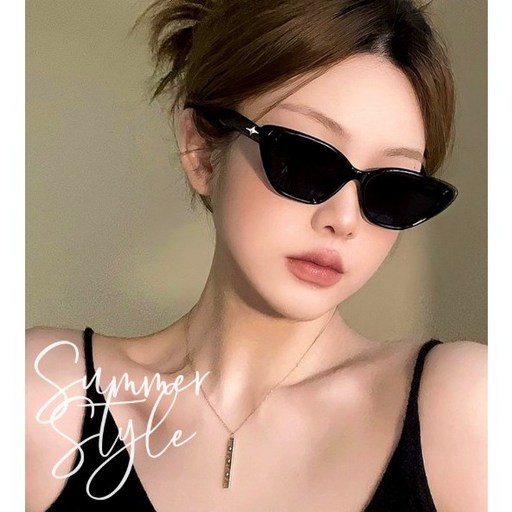 JS 남여공용 레트로 힙 캣츠아이 제니 선글라스
