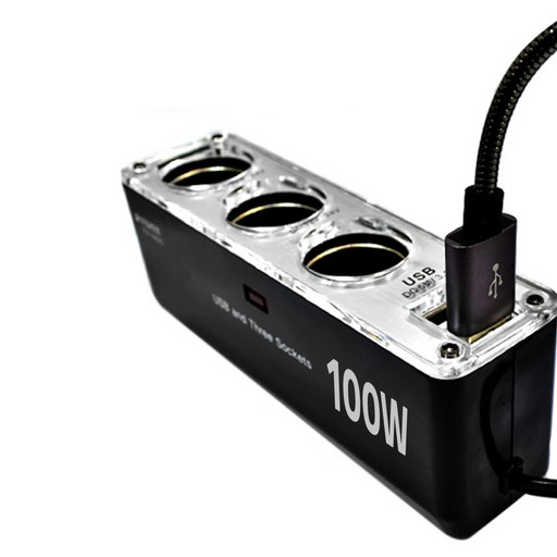 rozet 차량용멀티탭 소켓3구 시거잭 충전기 RX-6800