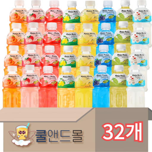 [쿨앤드몰] 모구모구 8종혼합 복숭아4+리치4+딸기4+망고4+파인애플4+블랙커런트4+샤인머스켓+요거트4