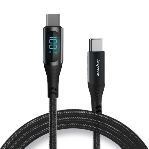 애니존 LCD c타입 초고속 충전 케이블