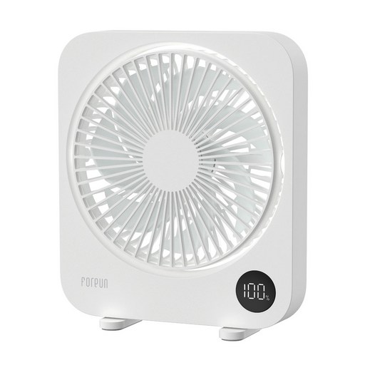 포른 무선 탁상용 선풍기 슬림 미니 bldc 저소음