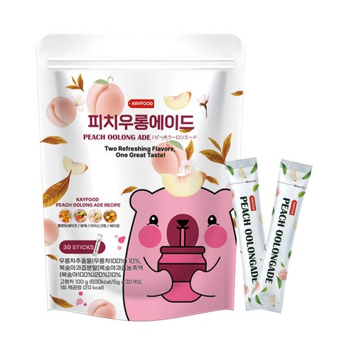 KAYFOOD 케이푸드 제로슈가 저칼로리 피치우롱에이드