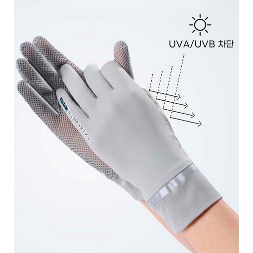 제나온 여성 튜드 쿨 아이스 UV 자외선 차단 장갑