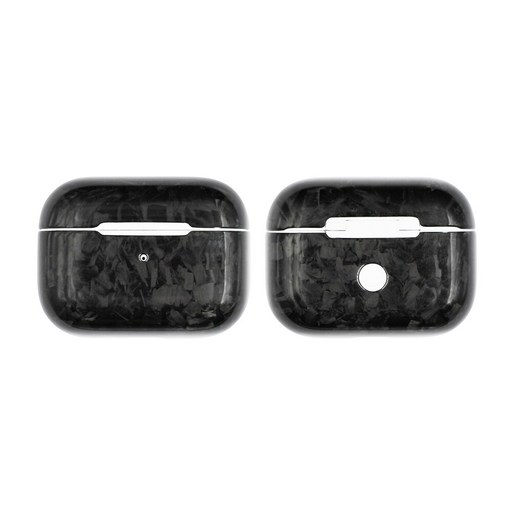 이어폰 케이스 에어팟 섬유 액세서리 커버 무선 프로 진짜 블루투스 탄소 헤드폰 보호기, 04 Glossy Black 2 P