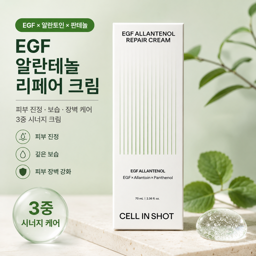 셀인샷 EGF 알란테놀 리페어 크림 손상케어