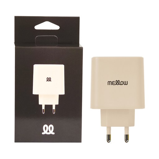 데코아르 멜로우 65w 초고속 충전 어댑터 USB-A / USB-C 아이보리
