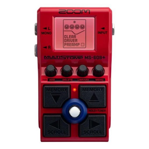 줌 MS-60B+ 베이스 멀티 이펙터 멀티스톰프 페달
