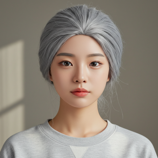 솔레르 웃음가득 할머니가발