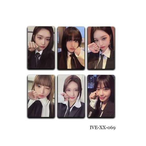 아이브 미니 1집 포카 IVE MINE 안유진 장원영 리즈 LIZ 지갑 카드 굿즈 컬렉션 포토카드 6장