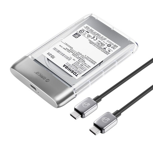 오리코 투명 Type-C 2.5형 SSD 외장하드케이스 TX25C3