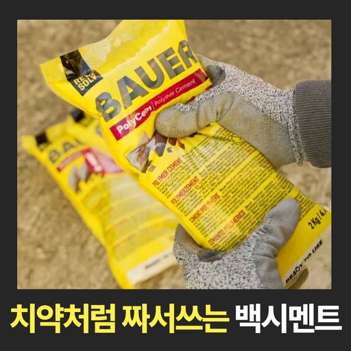 짜서쓰는 바우어 고강도 몰탈 방수 백시멘트