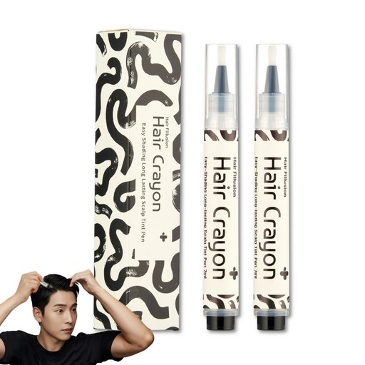 헤어크레용 새치커버 두피타투 헤어틴트 바르는 흑채