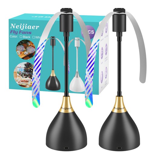 Neijiaer 파리 퇴치 풍차 벌레 쫓는 탁상등식 회전팬