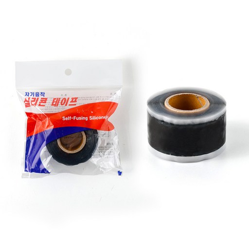 실리콘 자기융착 테이프 절연테이프 블랙 25mm 3M