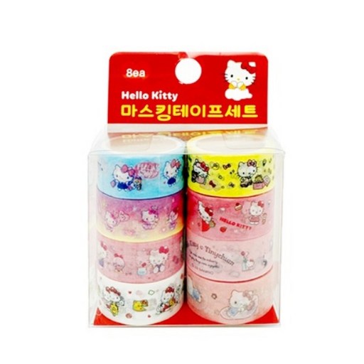 헬로키티 마스킹 테이프 8P세트