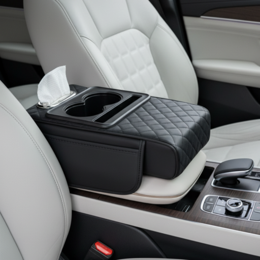 헤인느 차량용 콘솔 쿠션 자동차 팔걸이 쿠션