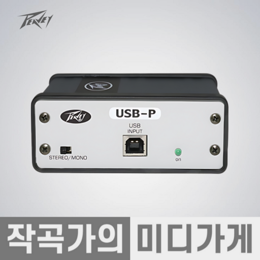 [작곡가의 미디가게] Peavey USB-P 피베이 USB P DAC DI BOX 다이렉트박스 다이렉트 스테레오 모노 오디오