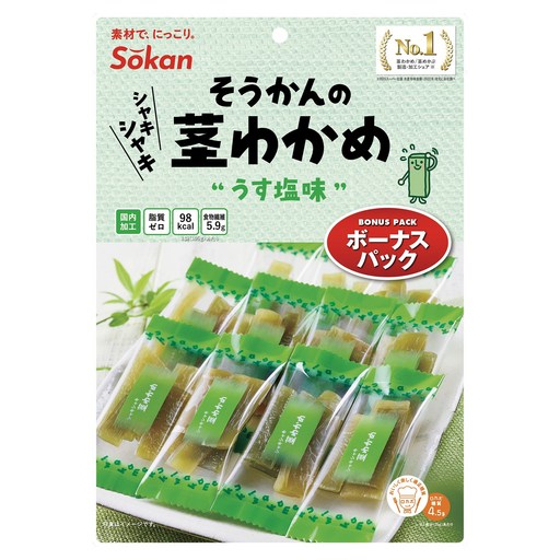 소칸 미역 줄기 약한 소금 맛 보너스팩