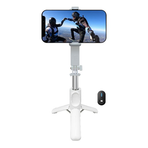 FASEN 충전식 블루투스 삼각대 셀카봉 LED 보광등 73cm