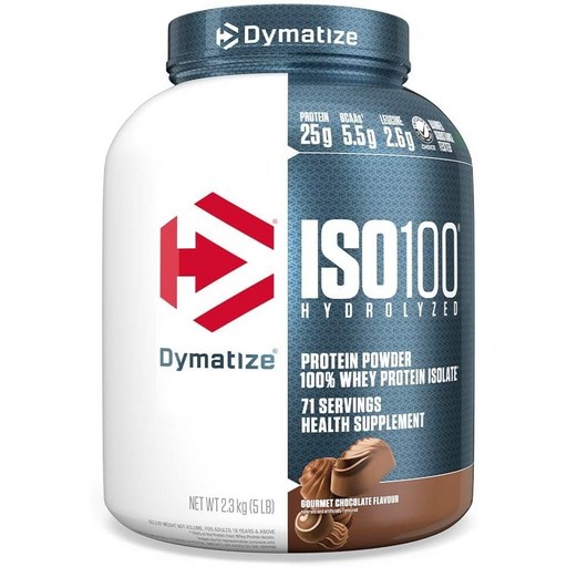 다이마타이즈 ISO 100 웨이 프로틴 파우더 단백질 보충제 고메 초콜릿(Gourmet Chocolate)
