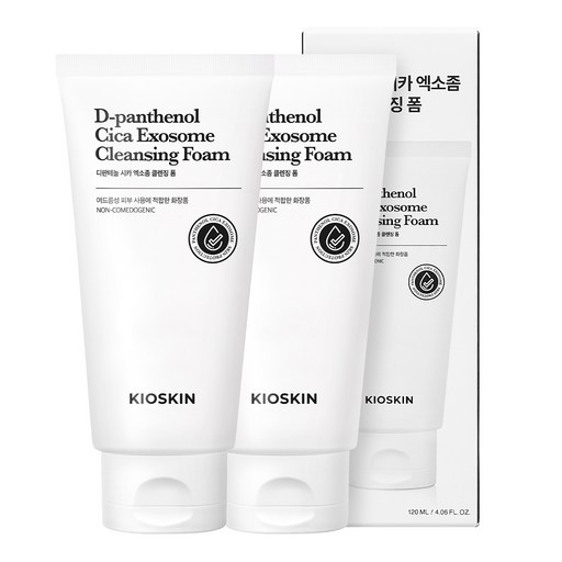 피지 92%개선 여드름완화 클렌징폼 모공세정 시카엑소좀 진정보습 약알칼리 저자극 블랙헤드 피지제거 논코메도제닉