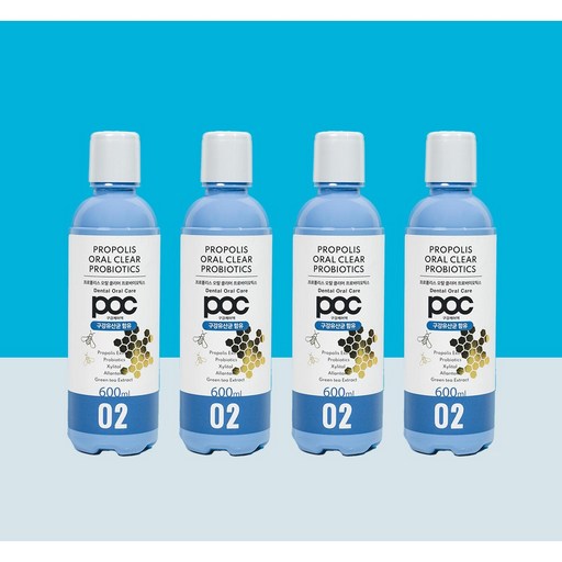 POC Pro 오랄클리어 프로폴리스 프로바이오틱스 찌꺼기 천연성분 가글