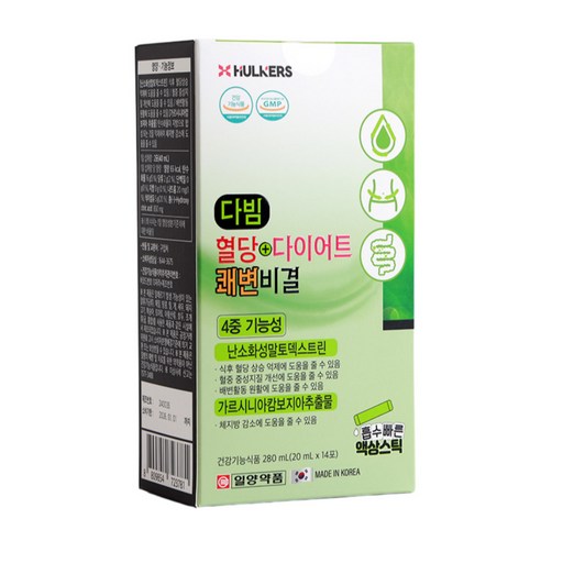 일양약품 다빔 혈당+다이어트 쾌변비결